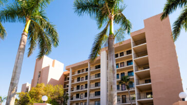 A multifamily apartment building in Florida on the Gulf of Mexico